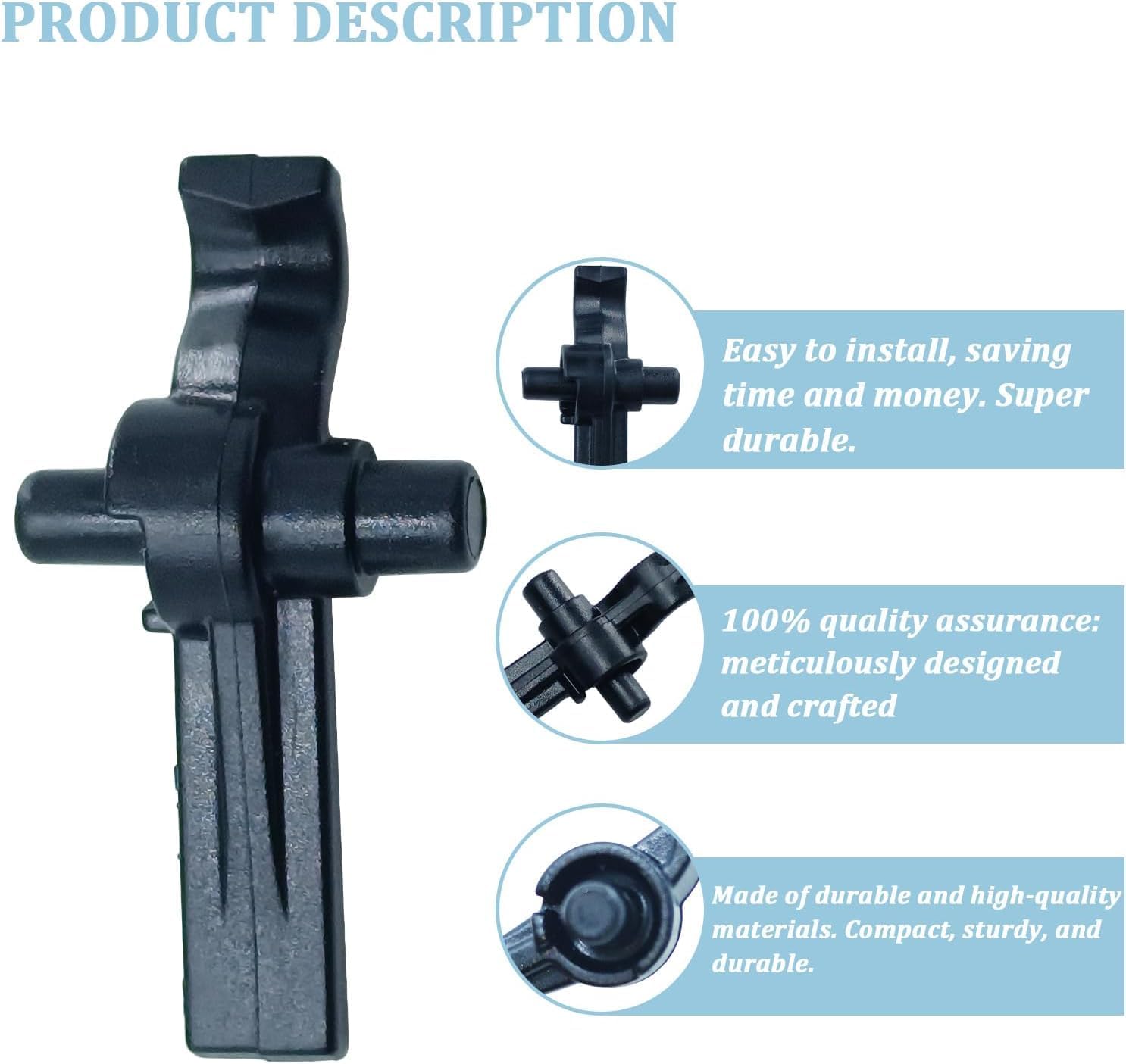90605748 Impact Wrench Tube Clip (2 Pcs) Fits For DeWalt and Black & Decker CMCBL720M1，DCBL722P1，DCBL722B，CMCBL720D2 DCBL720P1，CMEBL712