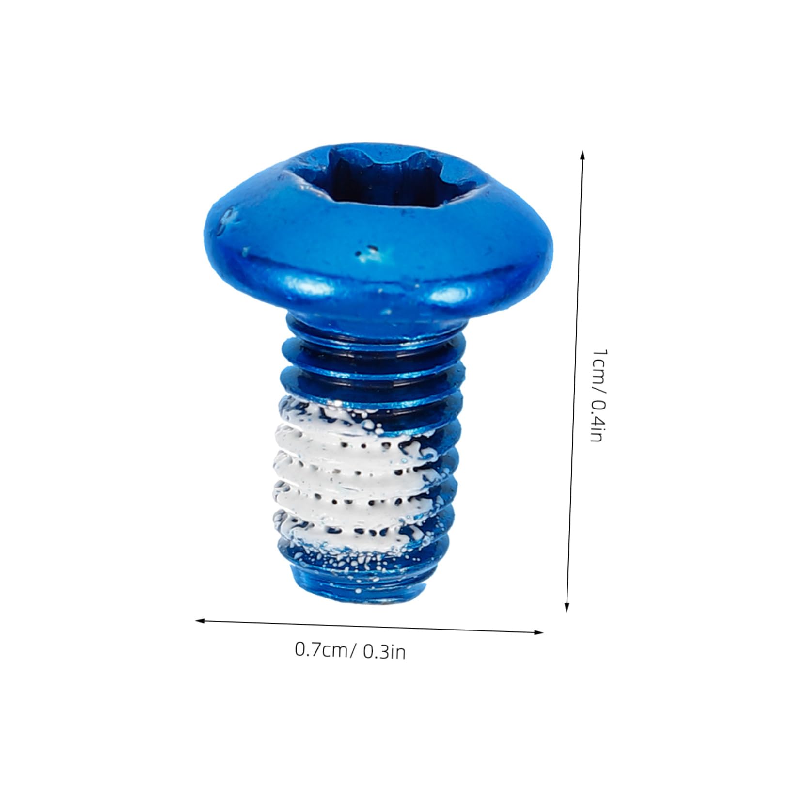 KICHOUSE 10pcs Bicycle Disc Brake Bolts Stainless Steel Brake Disc Screw for Bike Sturdy Sturdy