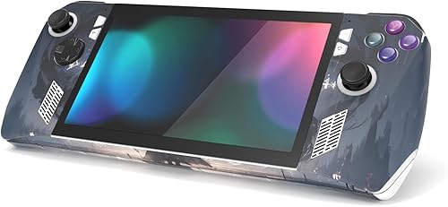 Miniatura 5 de PlayVital Juego de 2 calcomanías protectoras para ROG Ally, calcomanías personalizadas de vinilo para consola de juegos portátil ROG Ally -