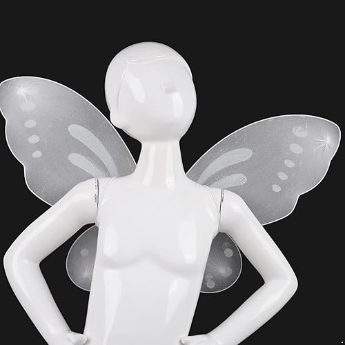 Miniatura 2 de renvena Conjunto de alas de princesa de ángel de hadas o alas de mariposa para niñas, disfraz de Halloween, fiesta de cumpleaños