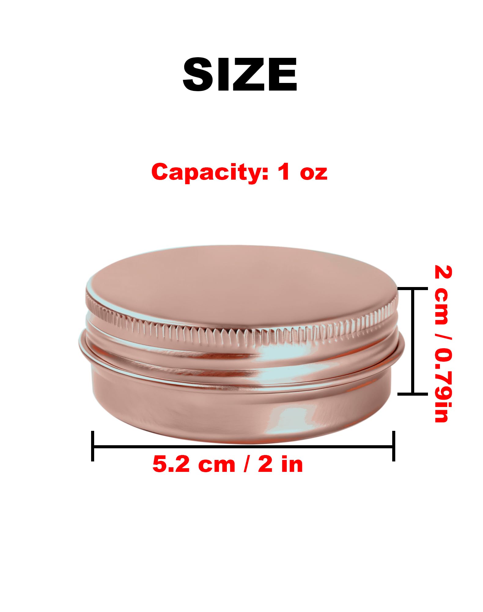 LJY 28 Pcs Boîte Aluminium Ronde Rose Gold 30ml (1 fl oz), Pot Bougie Vide avec Couvercle à Vis, Contenant Cosmétique Étanche pour Crème et Voyage, Disque en Mousse