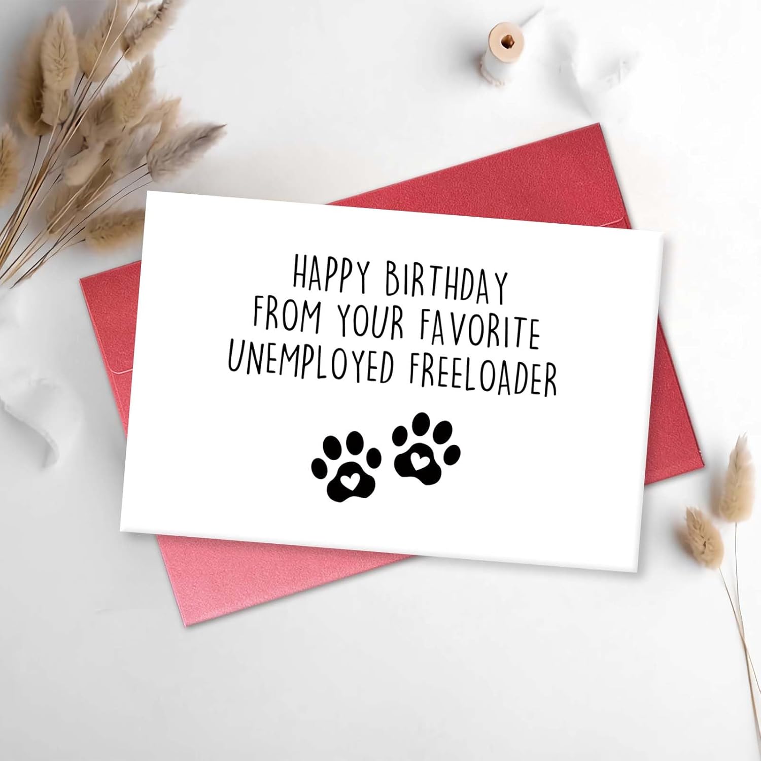 Funny Birthday Card for Dog Mom Dad, Birthday Card Gift from Dog or Cat, Happy Birthday Card for Boyfriend Girlfriend Pet Parent - Image 3