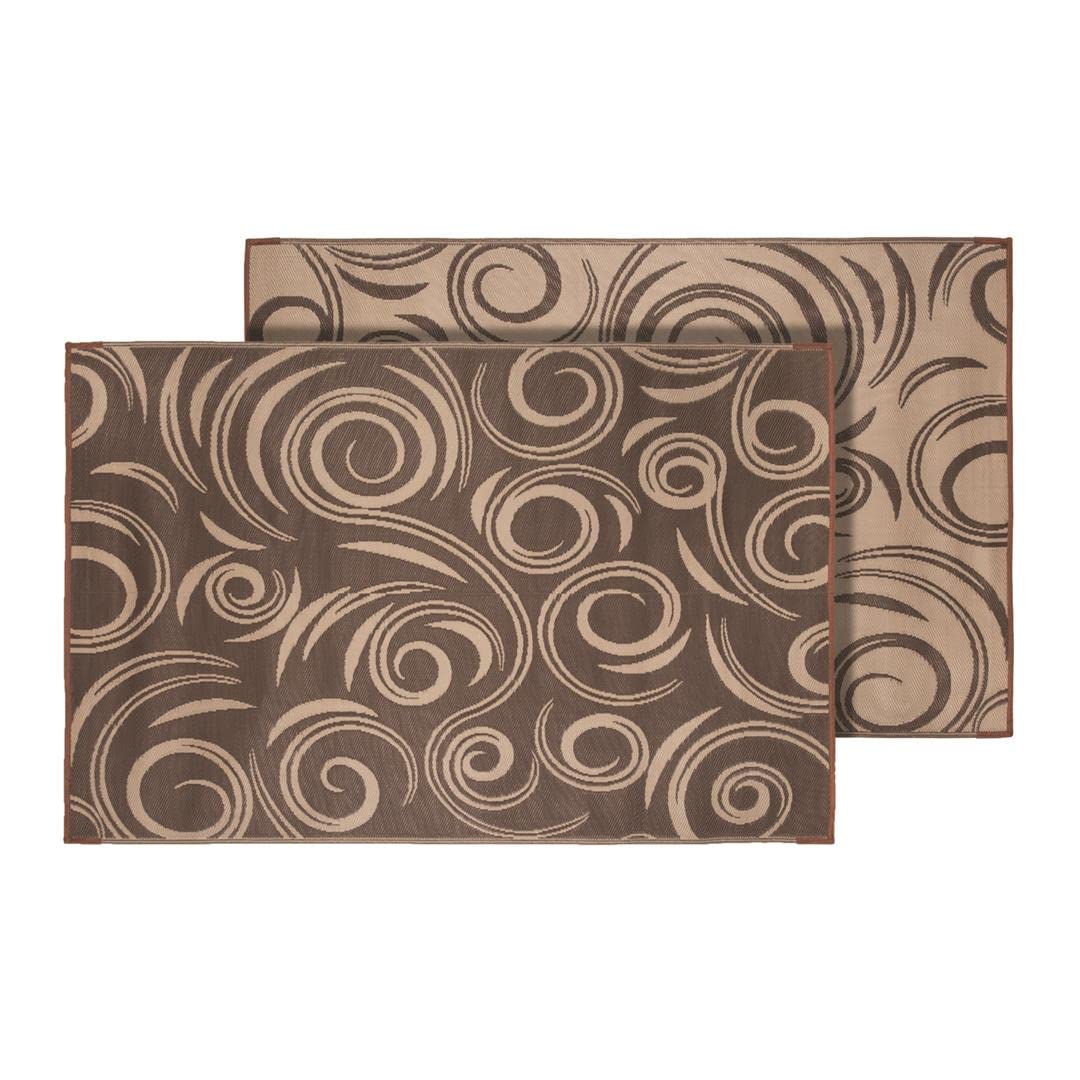 Faulkner Furniture 68859 Mat Wk&play Swirl Bn/bg 36x68