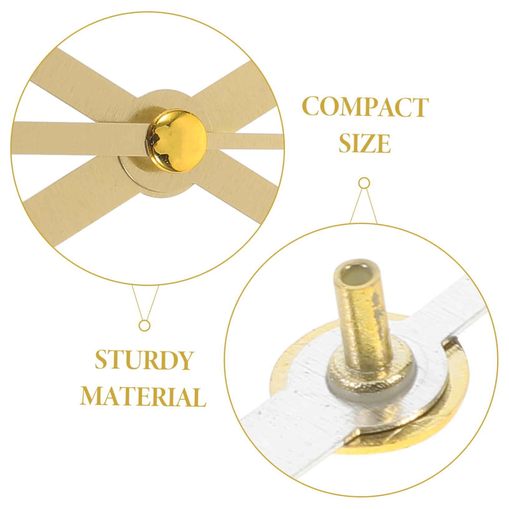 Uonlytech 50sätze Elegant Uhrzeiger Aus Kunststoff Teiliges Mit Dekorativen Zeigern Für Wanduhr Langlebig Und Stilvoll Für -uhrenprojekte Und Uhrmacherbedarf