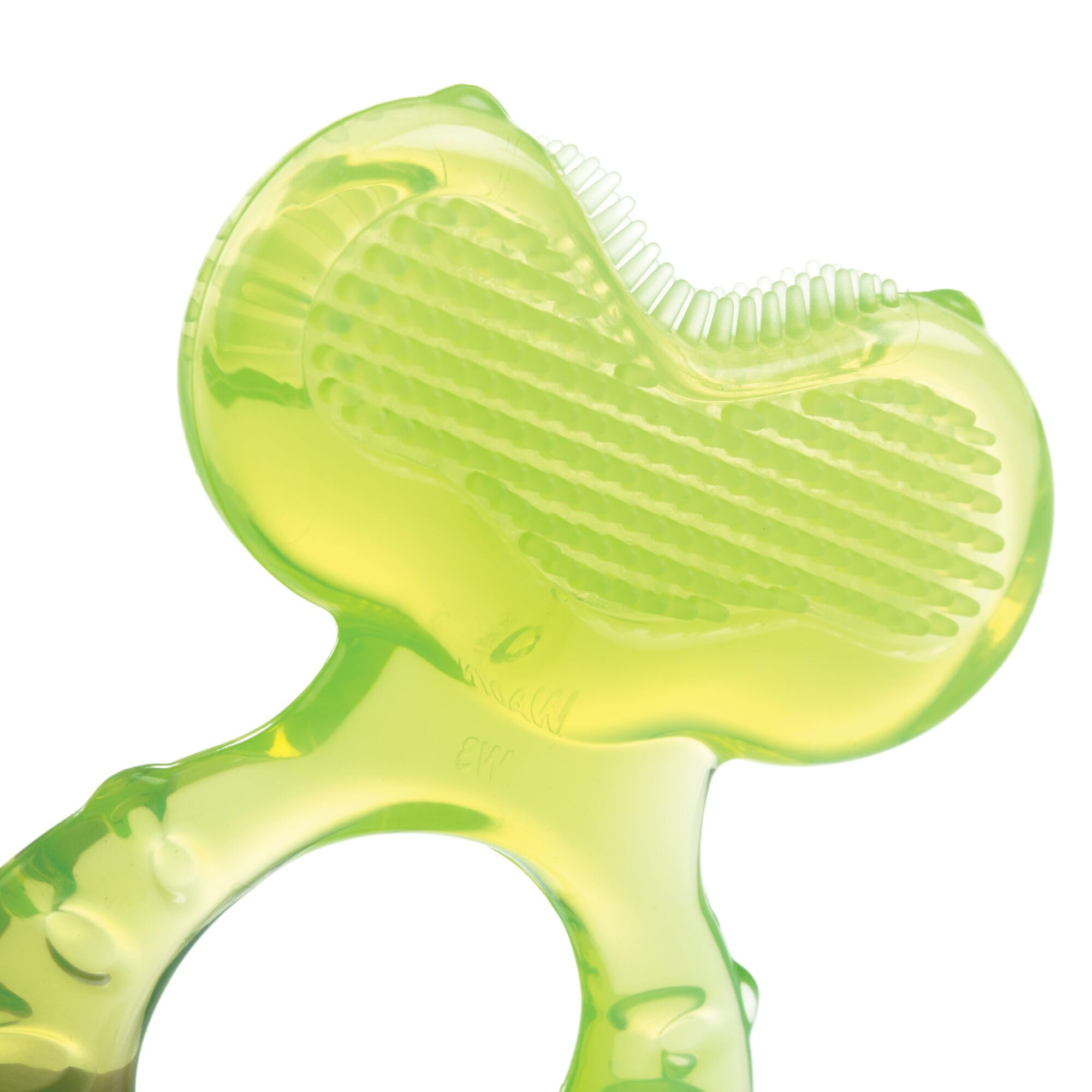 Nuby - Ensemble de Dentition en 3 Étapes - Lot de 3 Anneaux de Dentition pour Bébé - Surfaces Texturées - Compatible avec le Réfrigérateur - 3 mois + - 2