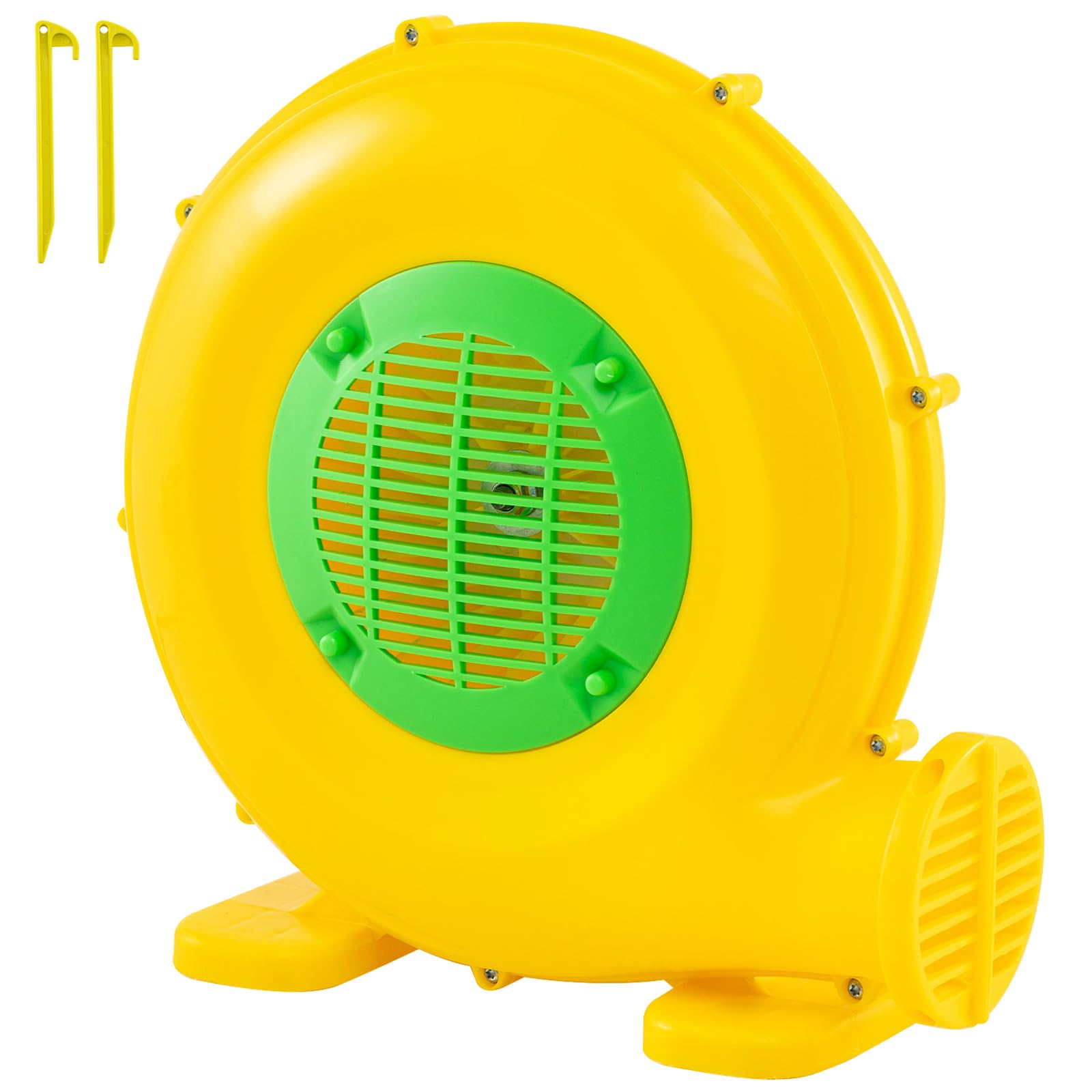 Maxmass Air Blower, Inflatable Bounce House Pump Pan with Ground Stakes, Commercial Inflatable Bouncer Blower for Water Slide, Bouncy Castle, Jump Slides, Projector Screen, Holiday Inflatables (450W) โ image 1