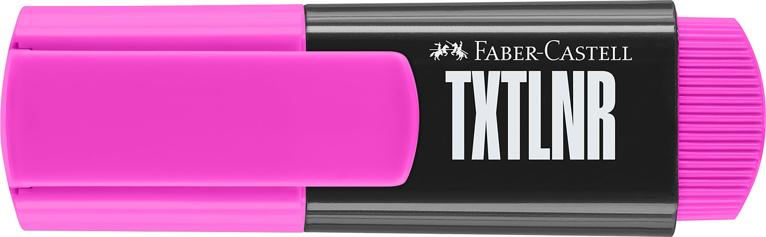 Faber-Castell - Textmarker Set TXTLNR, 60 Neon Marker | Kompakte Highlighter mit Keilspitze und 4 leuchtenden Neonfarben, Textmarker Mini für Kinder und Erwachsene
