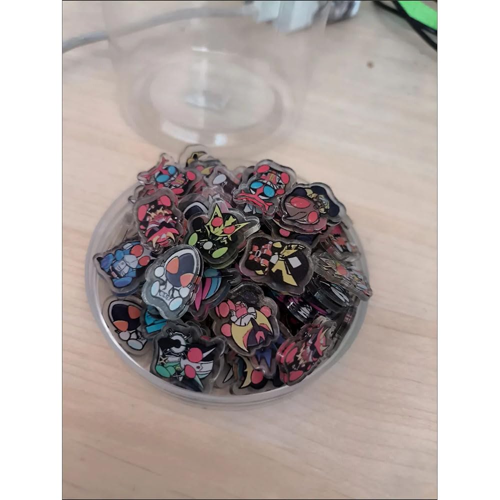 Amazon.co.jp: 仮面ライダー デコパーツ アクリルパーツ2cm カボション