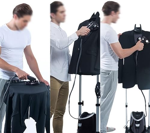 Miniatura 2 de XARONF Vaporizador para ropa, vaporizador de ropa de pie de 2100 W con boquilla de vapor de cerámica actualizada, removedor de arrugas de