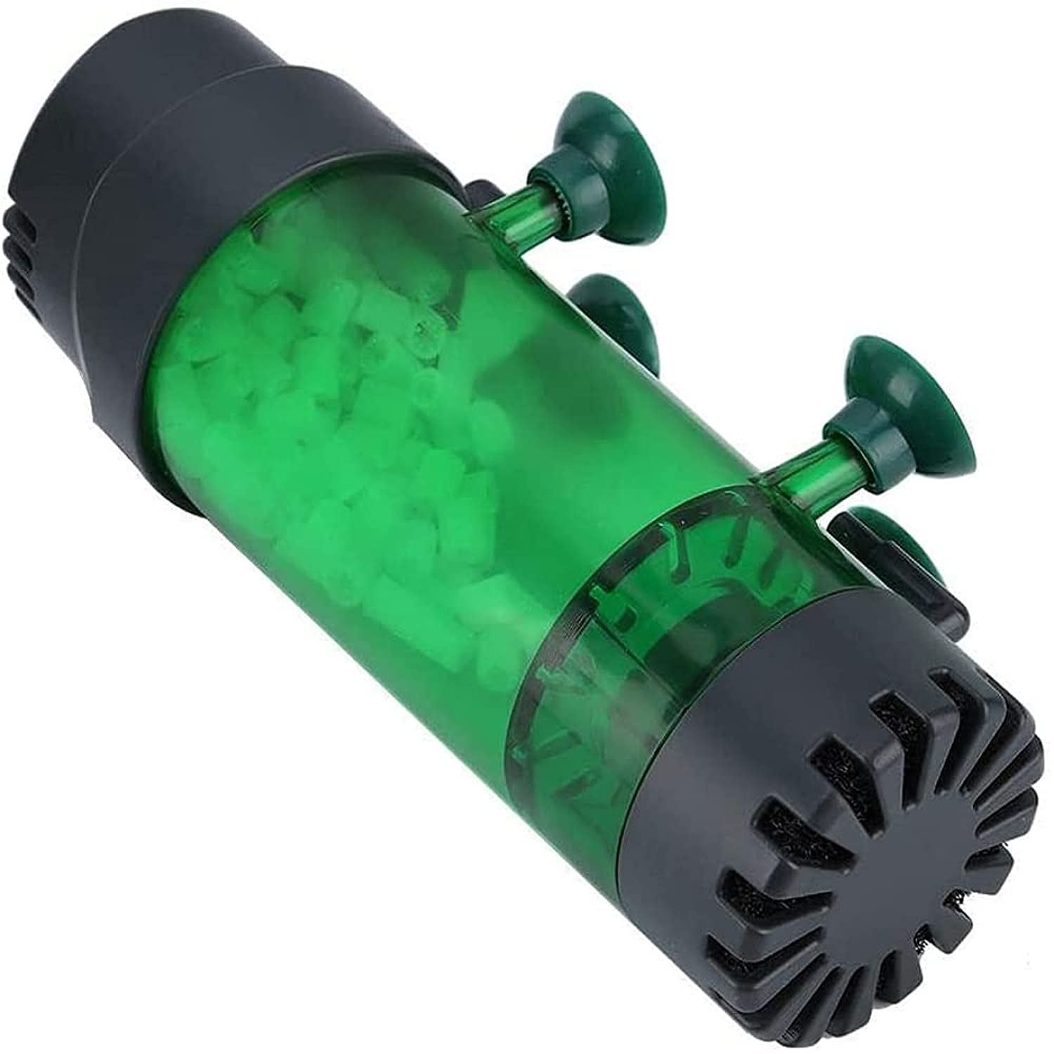 B&K Fluidized Moving Bubble Bio Media Reactor for Aquarium Fish Tank with Air Stone and Sponge Filter (LH-300)