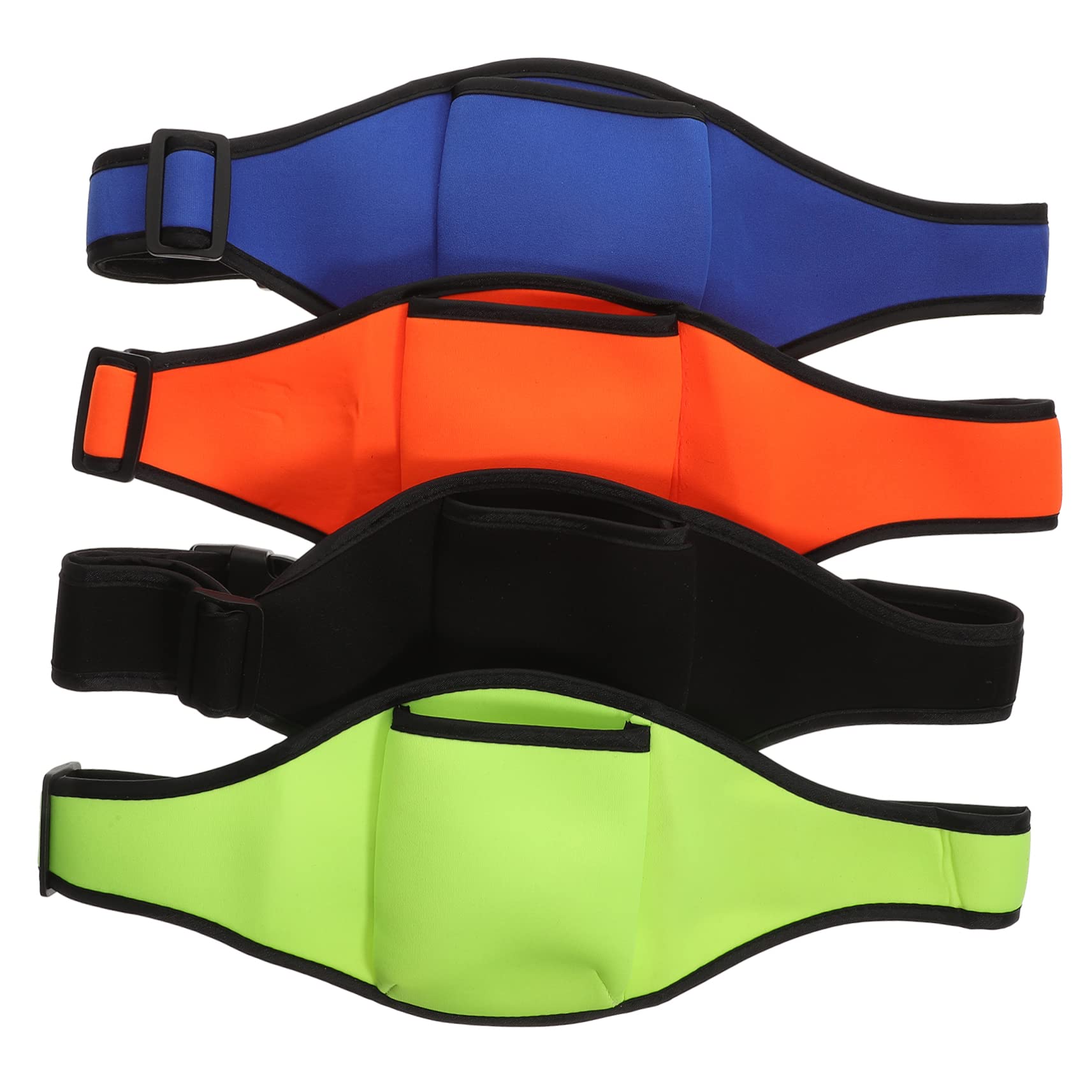 BESPORTBLE 4Pcs Microphone Carriers Waist Mic Pouches for Instructors Comfortable and Belt Bags for Fitness Yoga Cycling Stage Work Multi Color Design for Easy Organization