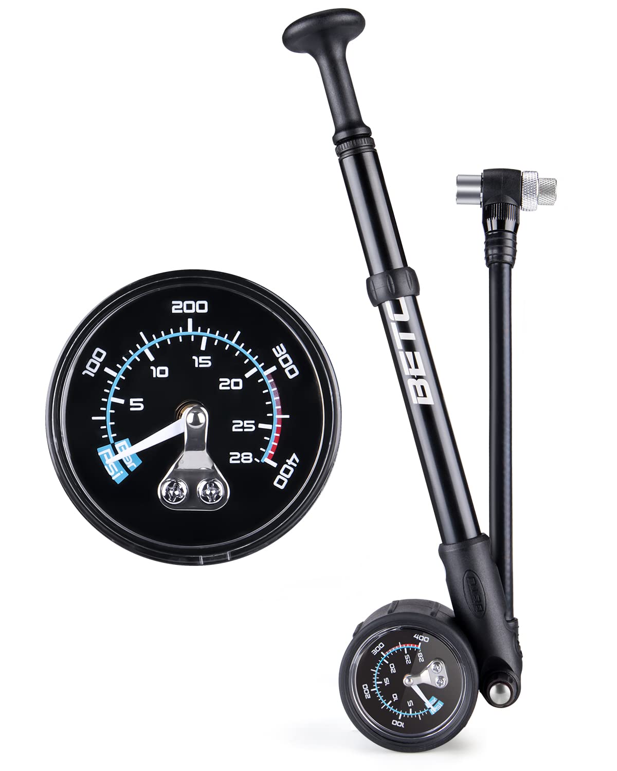 Amazon | BETO 自転車 サスペンションポンプ 超高圧400psi/ 28bar 
