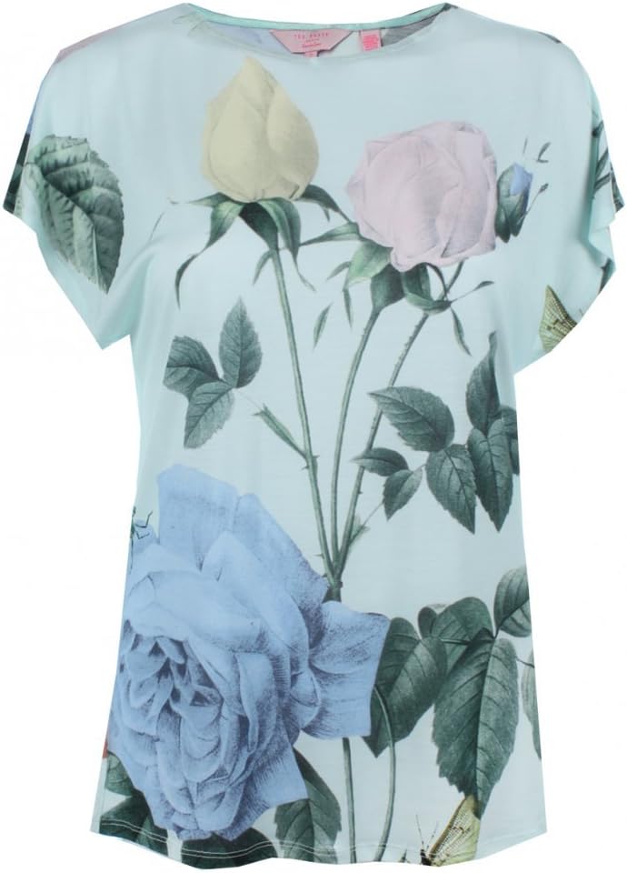 Ted Baker Women's Marlana Distinguising Rose-Print T-Shirt