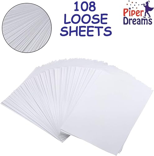 Miniatura 2 de Paquete de 3  Total de 108 hojas de papel de acuarela de alta calidad (11 x 16 pulgadas)  Stock pesado (98 libras), hojas blancas sueltas. Perfecto