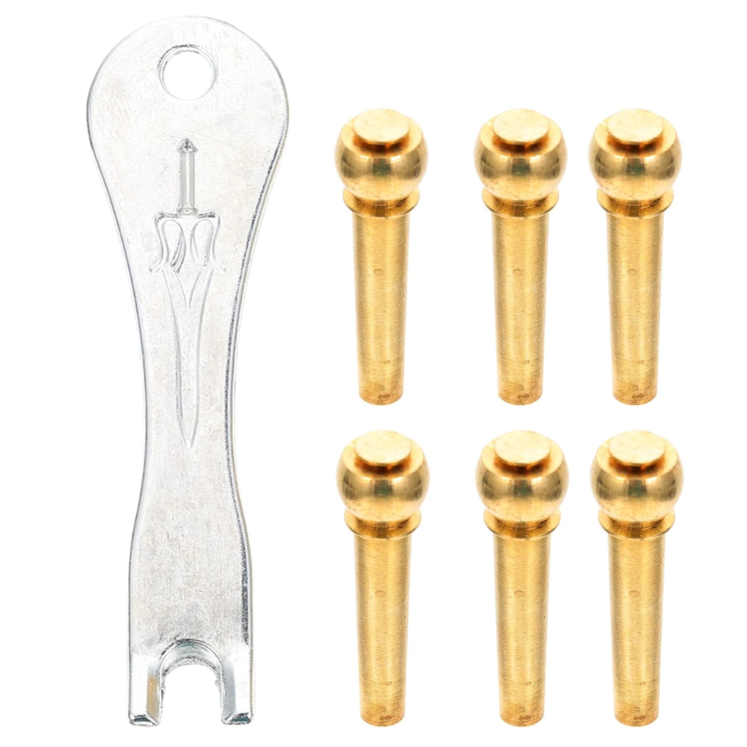 HEALLILY 1 Set Acoustic Guitar Bridge Pins Pegs Guitar String Pins with