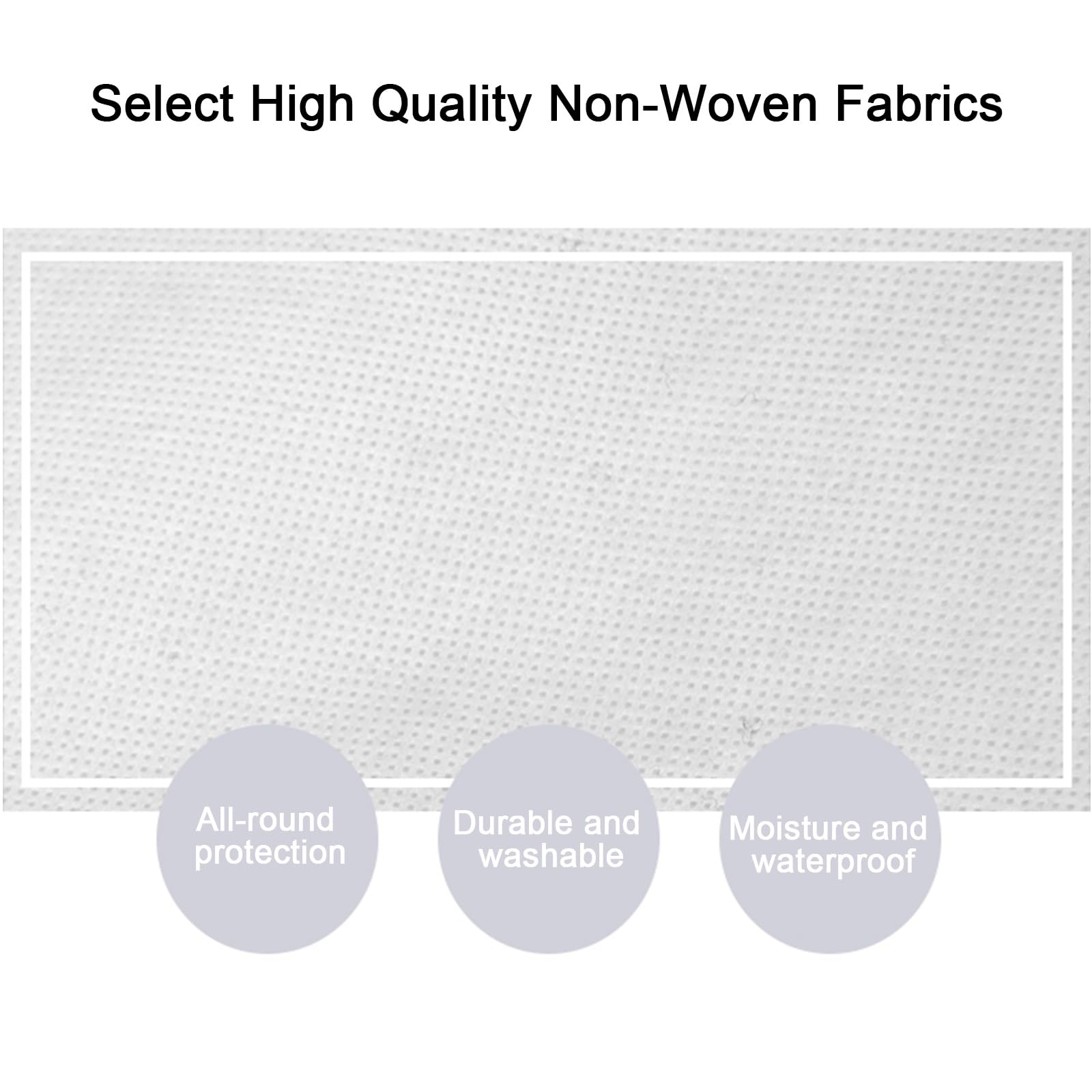 Kleiderschutzhüllen zum Schutz vor Staub, Kleiderschutzhülle aus Vliesstoff zum Aufhängen von Kleidung, geeignet für Mäntel, Jacken, Hemden (30er-Pack) (60 x 80 cm x 31 Zoll)