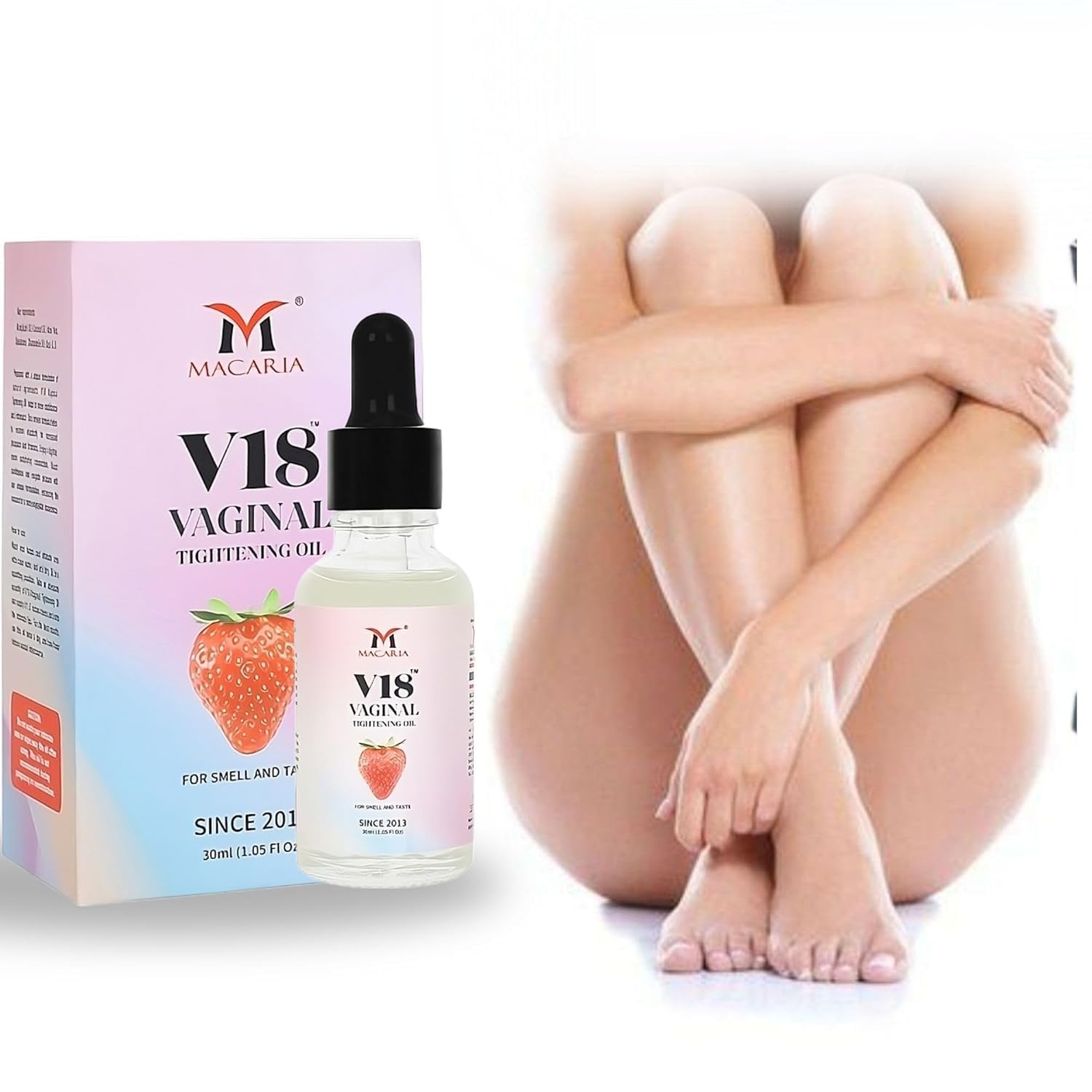 V18 TIGHT Vaginal Tightening Oil (Cream gel) - All Natural, V Tight Oil (Cream gel) for Women