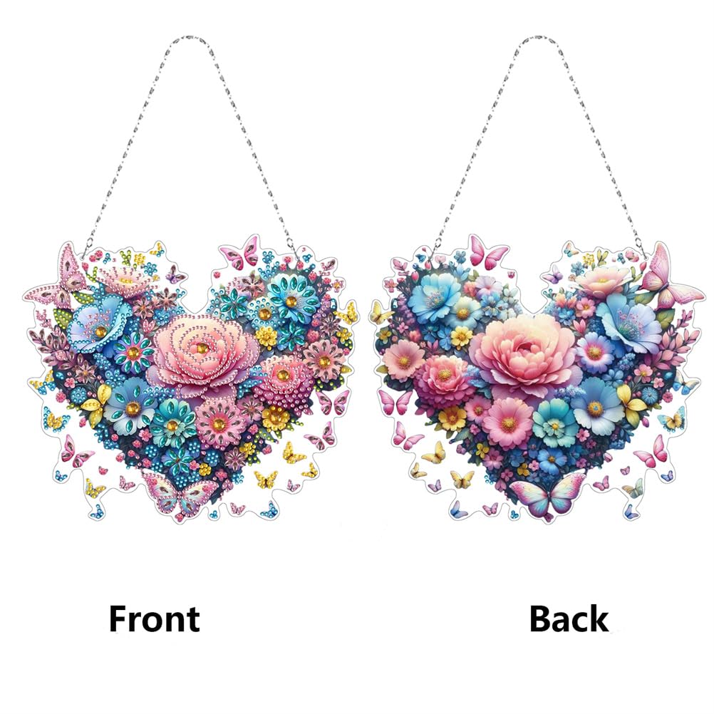 Meecaa Diamond Art Painting Wreath Kit with Tools - Image 3