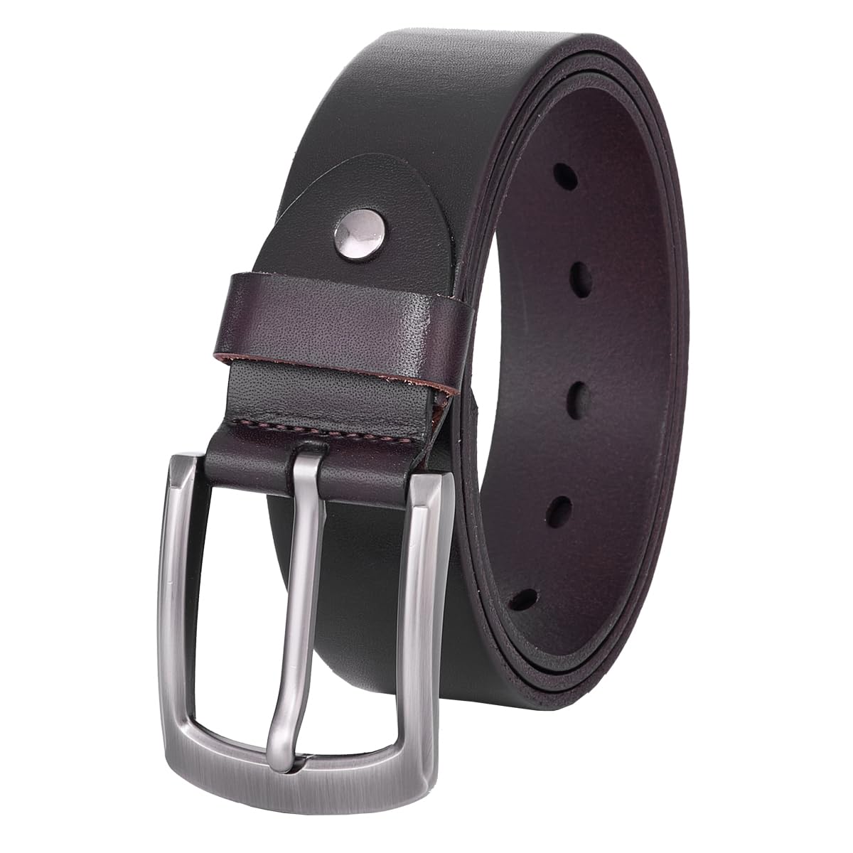 TOPBELT Gürtel Herren aus Echtleder Ledergürtel 38mm | Jeansgürtel für Männer | Mit Geschenkbox