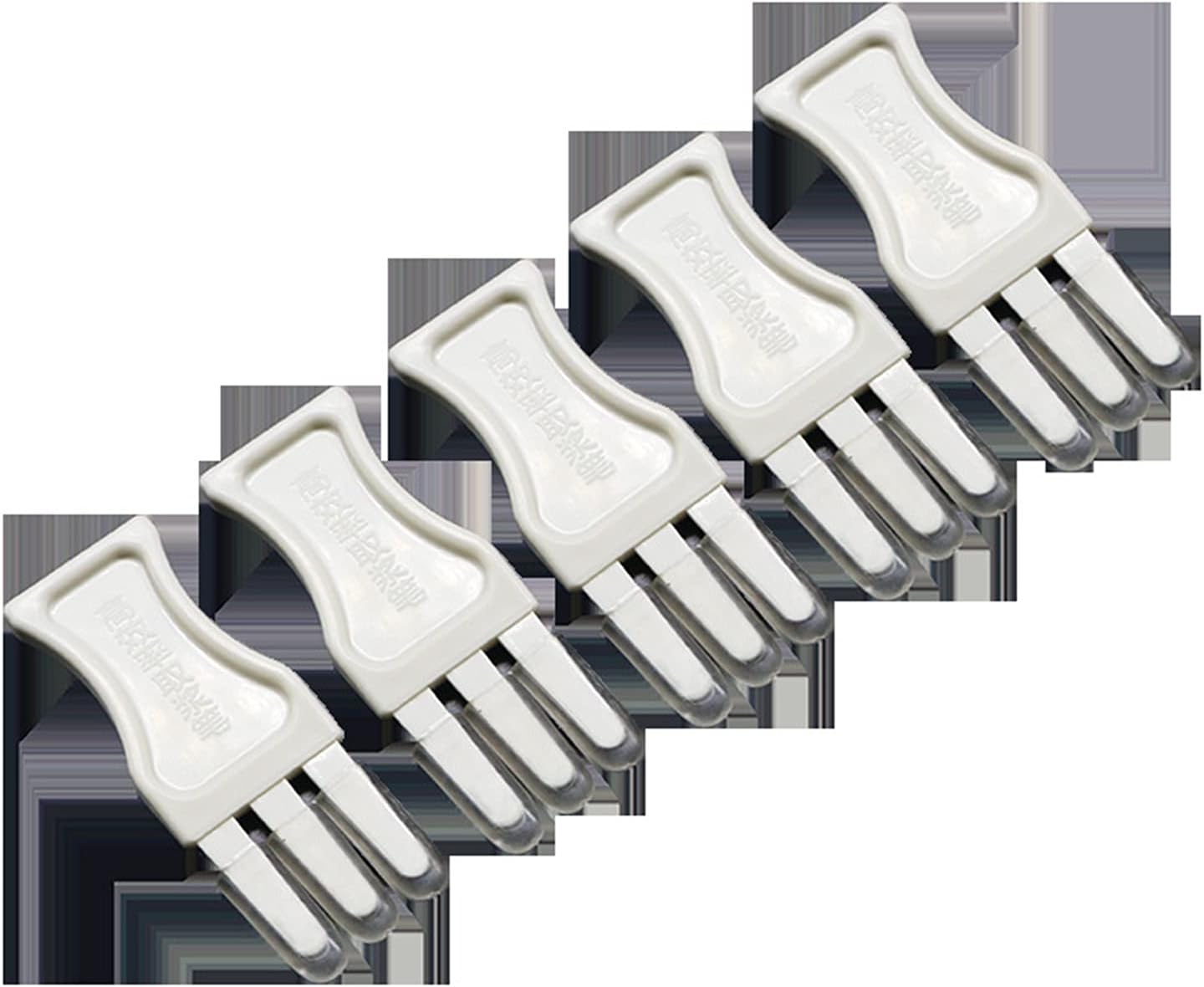 10pcs Royal Jelly Squeegee Pen Beekeeping Tools Take The Pulp Pen Multi-purpose Excavating Three Rows Of High Efficiency for Backyard and Bee