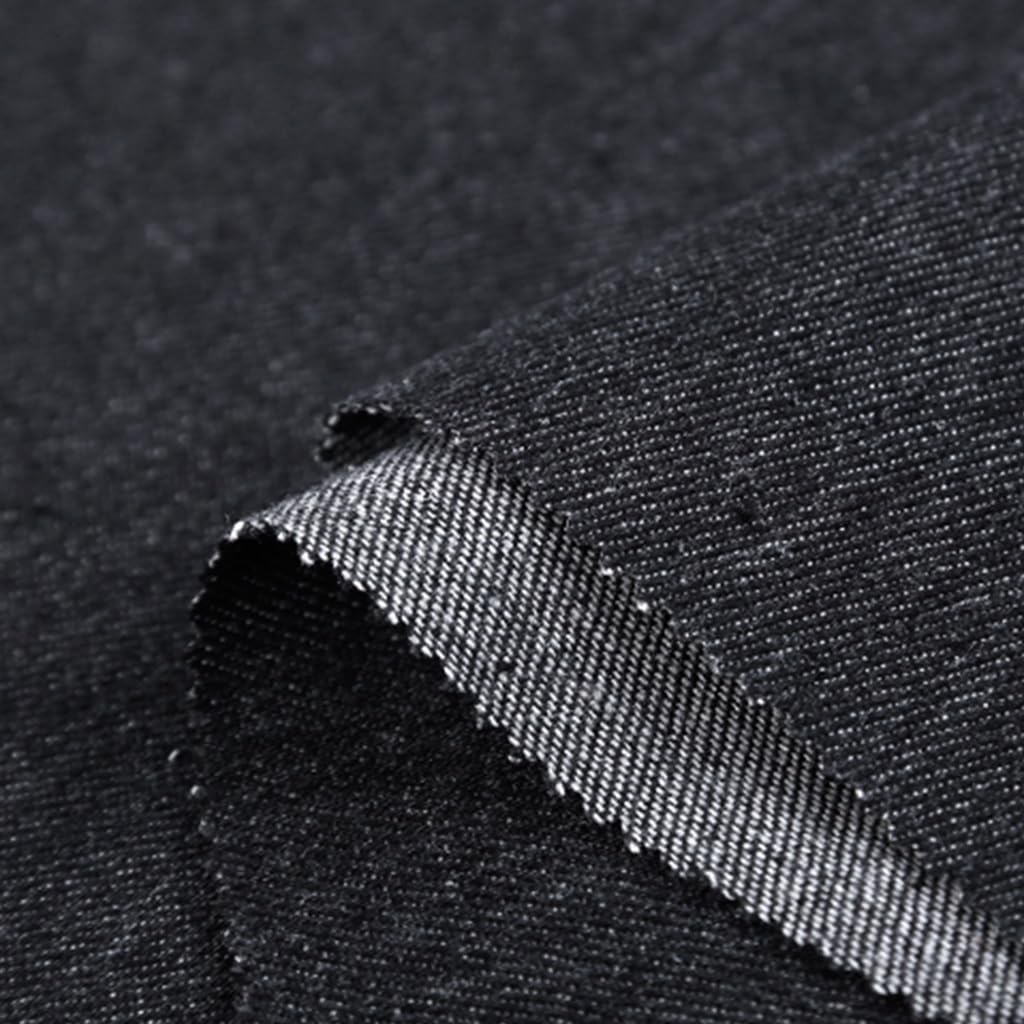 Tissu denim lavé non extensible pour coudre sans déformation drapé net - 7