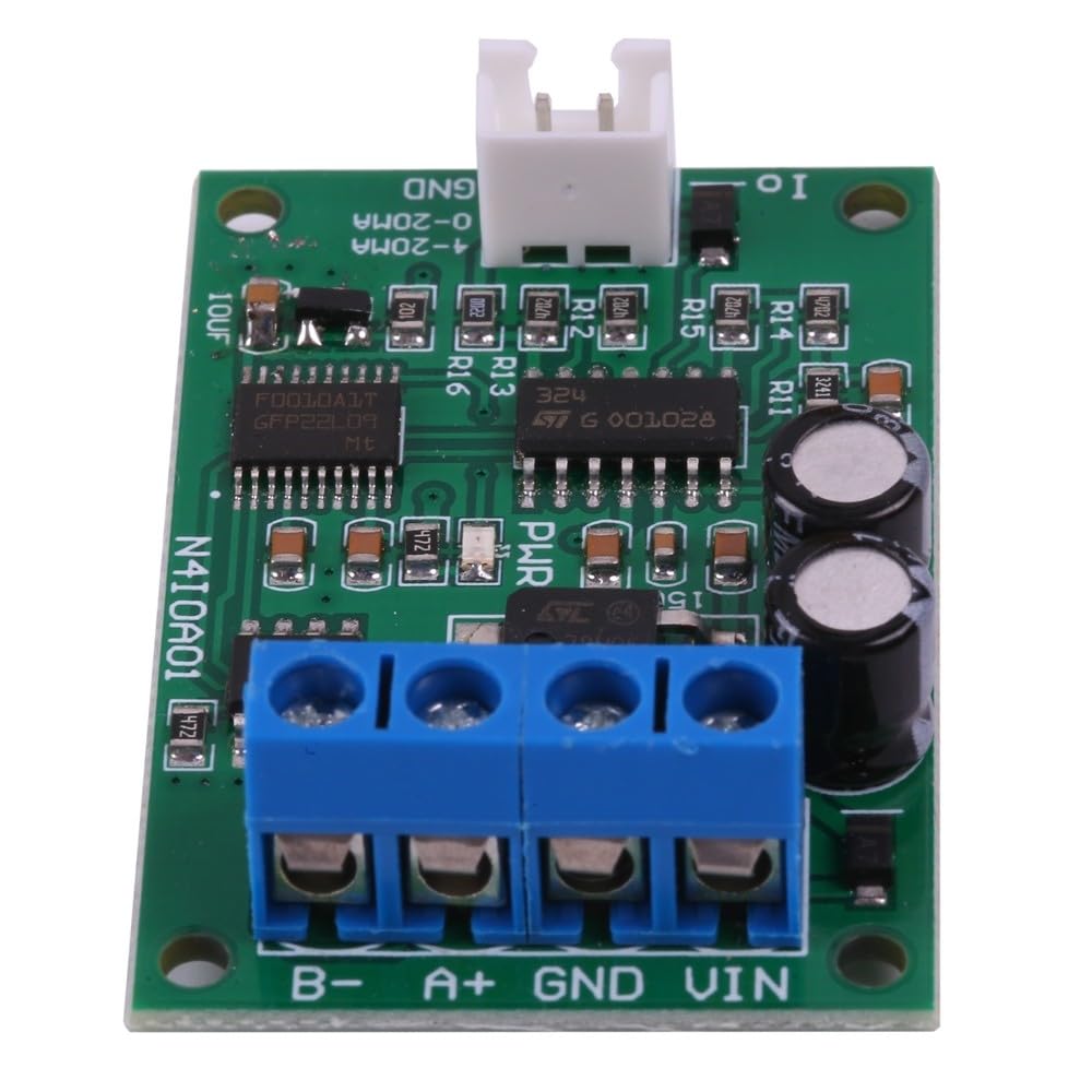 Modulo corrente da RS485 a DAC, DC 12V 24V Convertitore da RS485 a 4-20mA Controllo comando MODBUS RTU