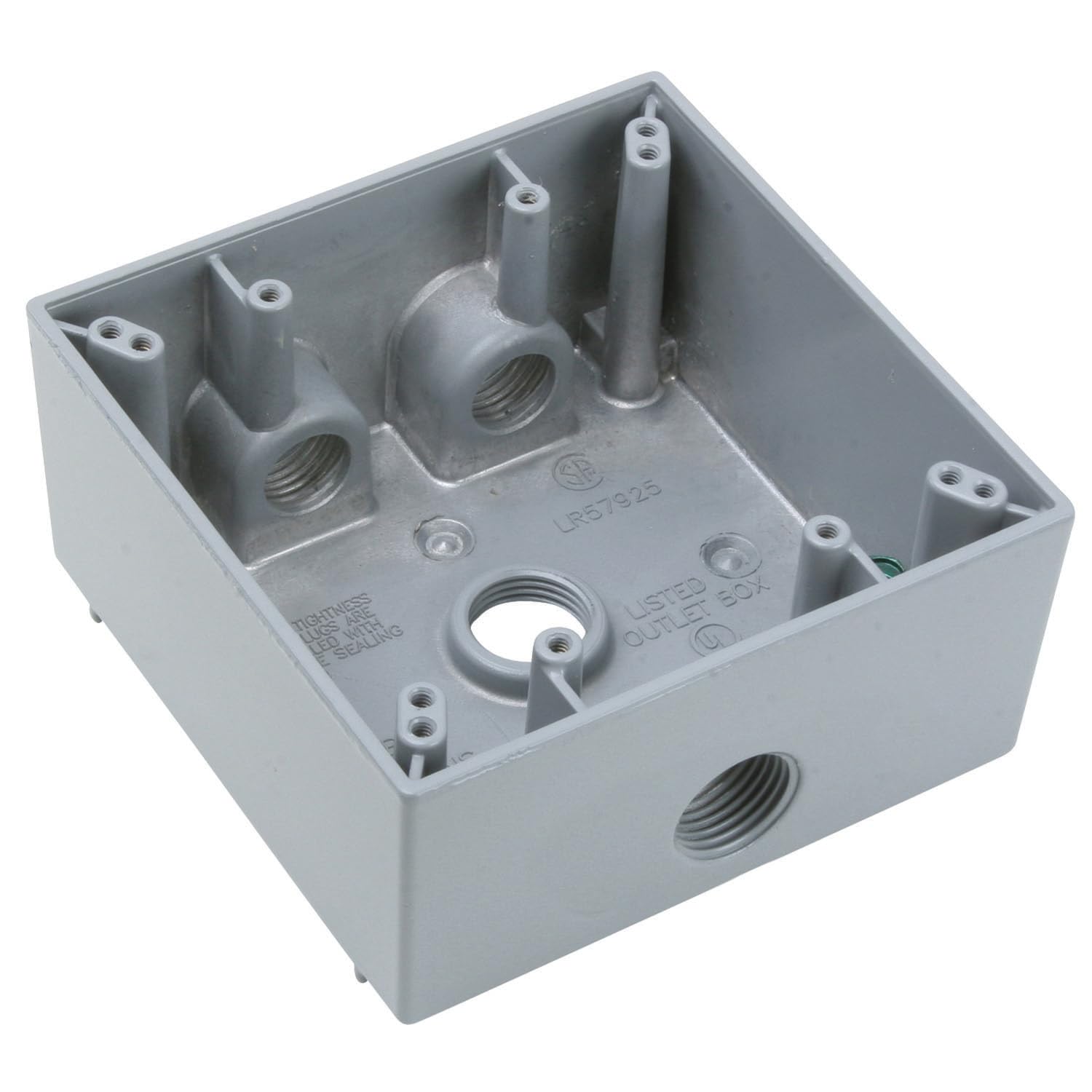 Legrand - WPB242 WP BOX 2G 4 HOLE 1/2