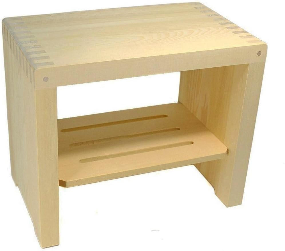 japanese wooden bath stool