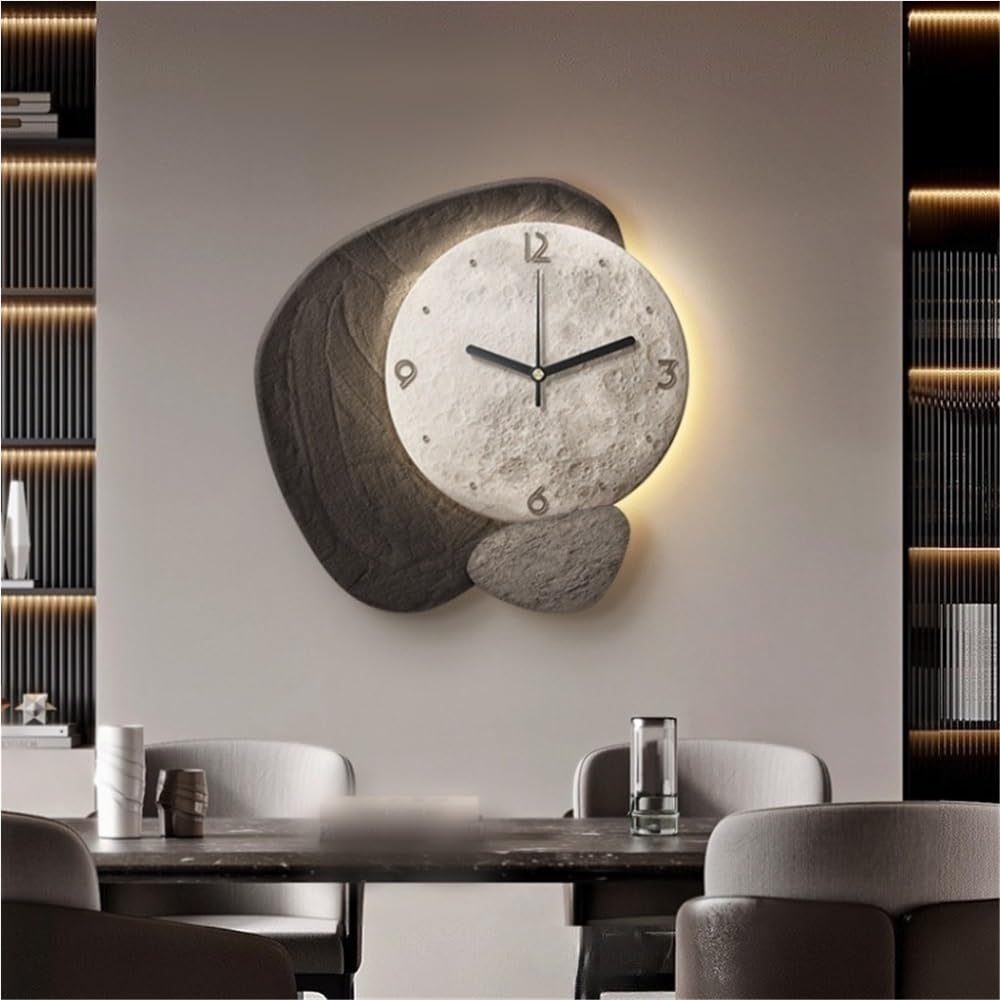 Amazon.com: FDGFRGG Modern Wall Art Decor Clock, Sandstone