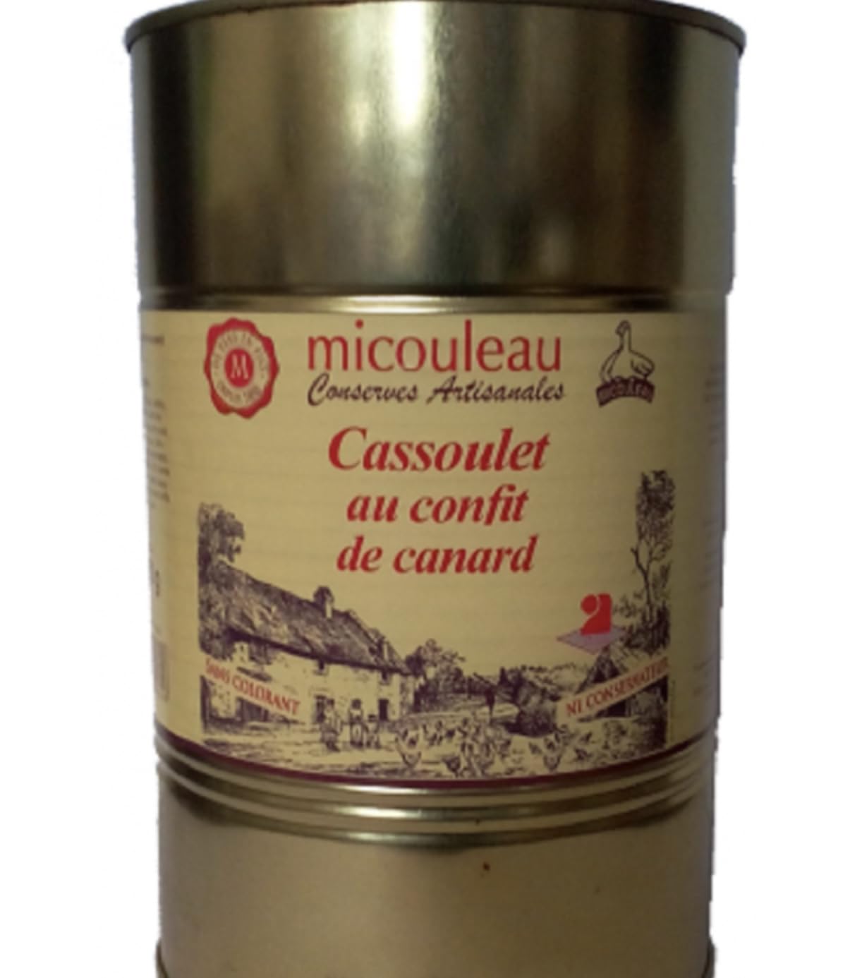 Cassoulet - Cassoulet au Confit de Canard 4,2Kg- Traditional South-West French Cuisine - conserve - 8 personnes - plat cuisiné