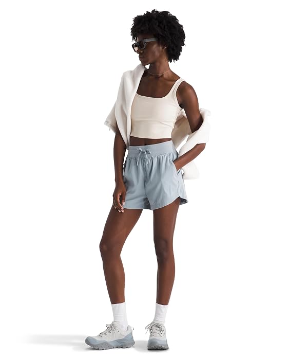 The North Face Women's Aphrodite Arise 3" Short, Frost Gy, Small Short by The North Face - Used condition - Image 3