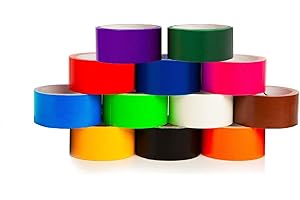 GiftExpress 12 Assorted Colors Duct Tape