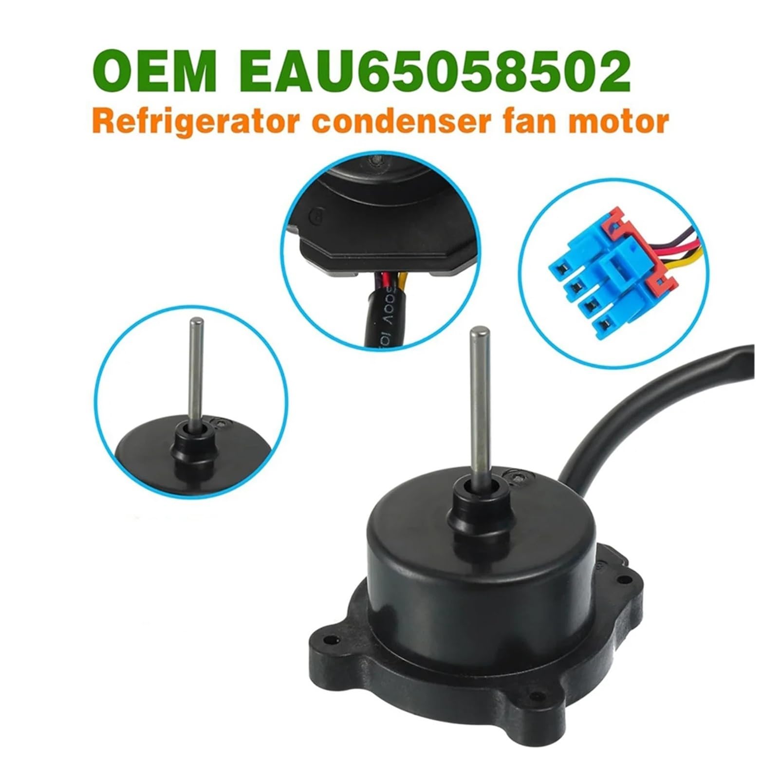 Motor De Ventilador De Condensador De Refrigerador B15C EAU65058502 EAU64843805 RFD3410A102A, Compatible Con LG, Reemplaza AP7178309 PS16662422