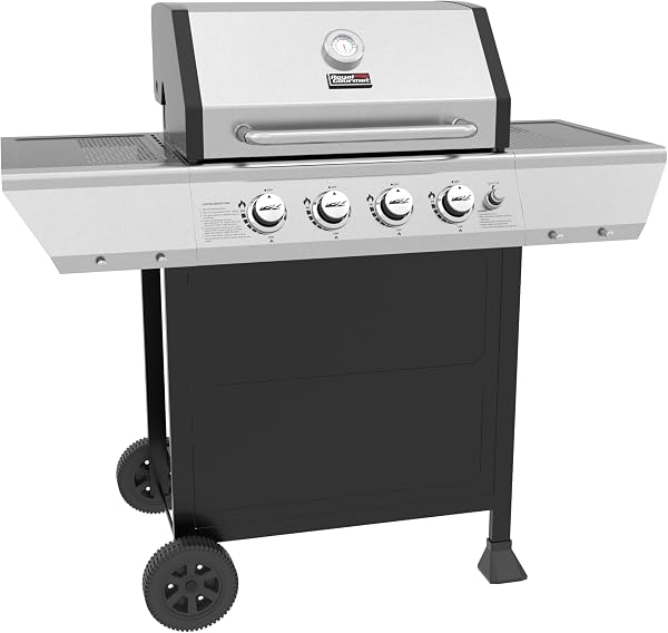 Royal Gourmet GA5406TS 5 Burner Propane Gas Grill with Side Burner and Sear Burner, Cart Style Gas BBQ Grill with Porcel
