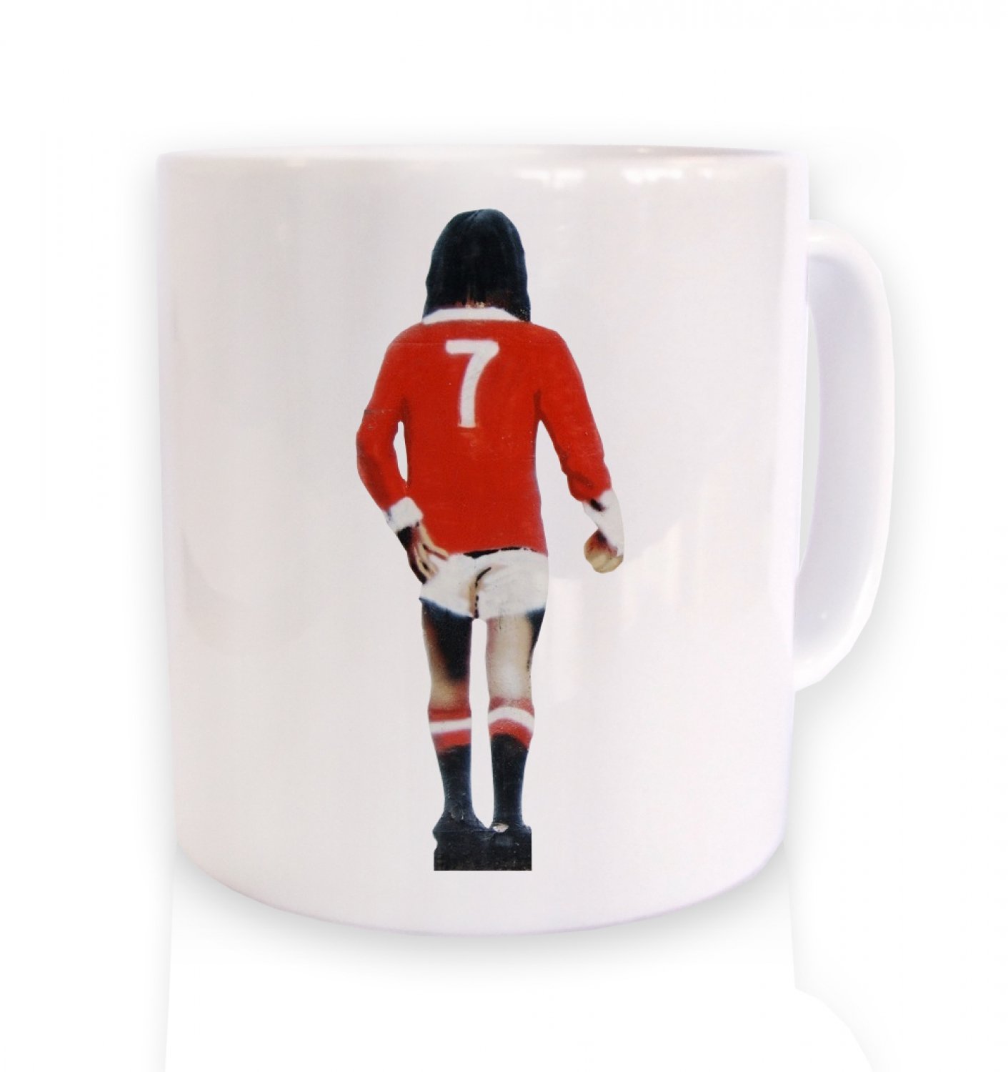 Banksy By Big Mouth White Banksy George Best Mug