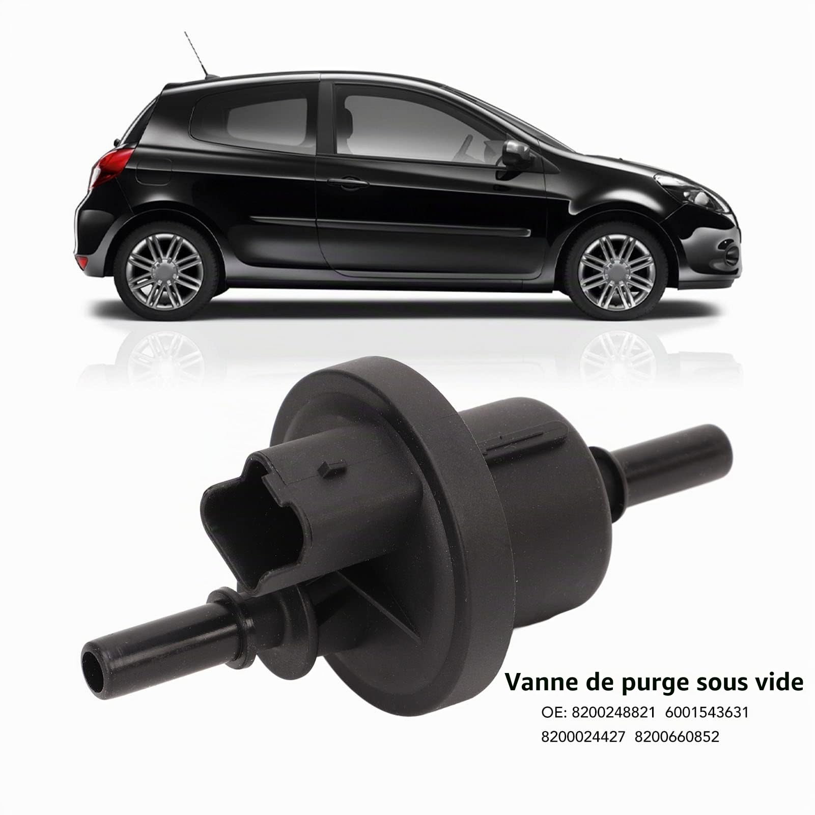 8200024427,Vanne De Purge Sous Vide,Électrovanne De Purge Sous Vide 8200024427 De Remplacement Pour Clio Mk Iii Megane Mk Ii Scenic Mk Iii Twingo Mk Ii