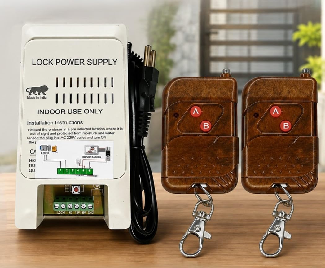 Digital Secure System WiFi Door Lock Controller Power Supply with 2 Remotes (Compatible with Alexa & Google & iOS)-picture-12