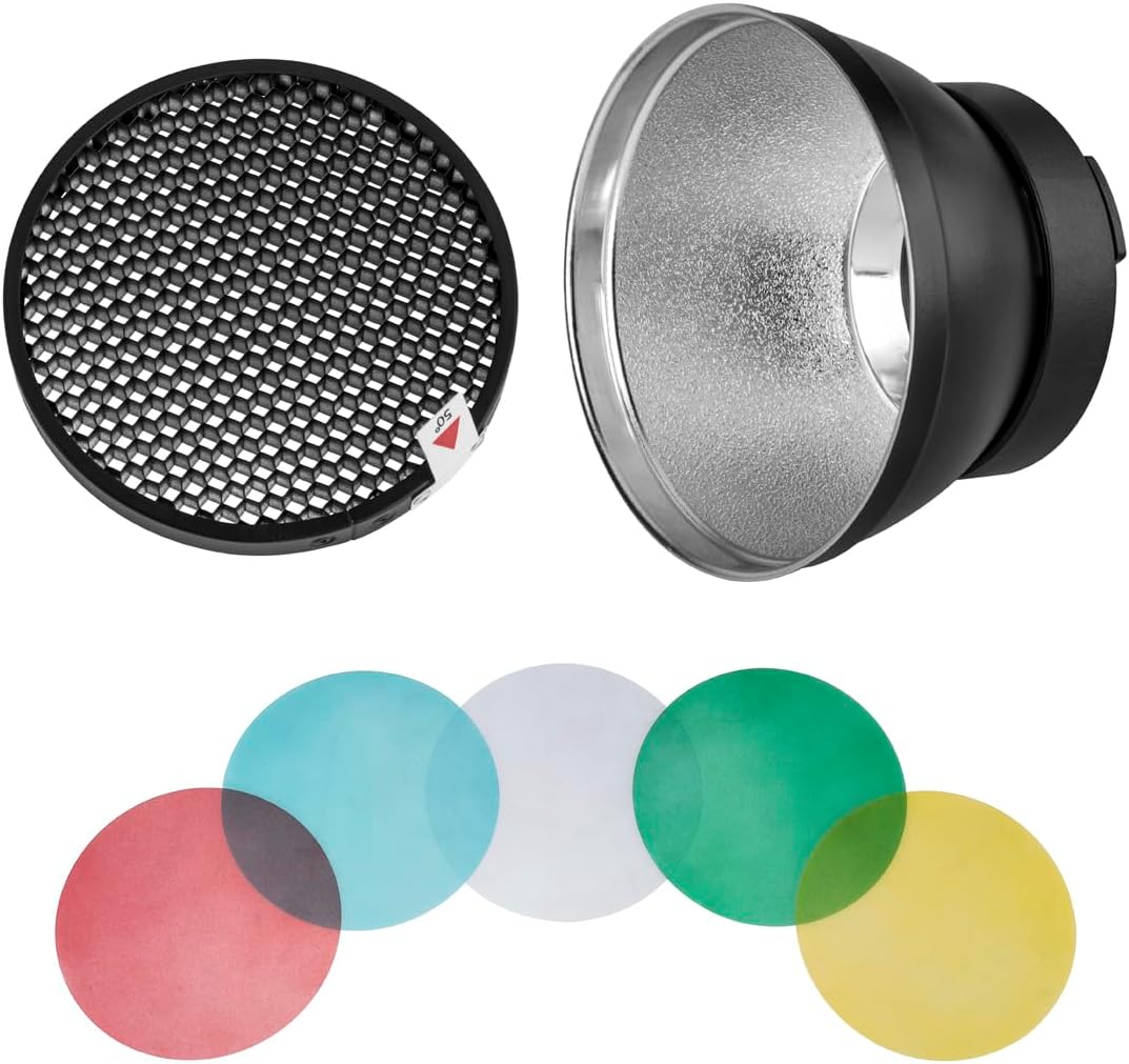 Flashpoint Standard Reflector with Filter Holder for XPLOR 300 Pro / AD300pro Flash Head, Godox AD-R14