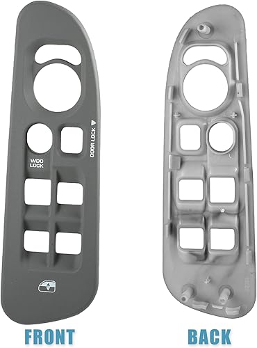 Miniatura 5 de X AUTOHAUX Cubiertas de interruptor de ventana de puerta principal para Dodge para Ram 1500 2500 3500 2002 2003 2004 2005 2006 2007 2008 2009 2010