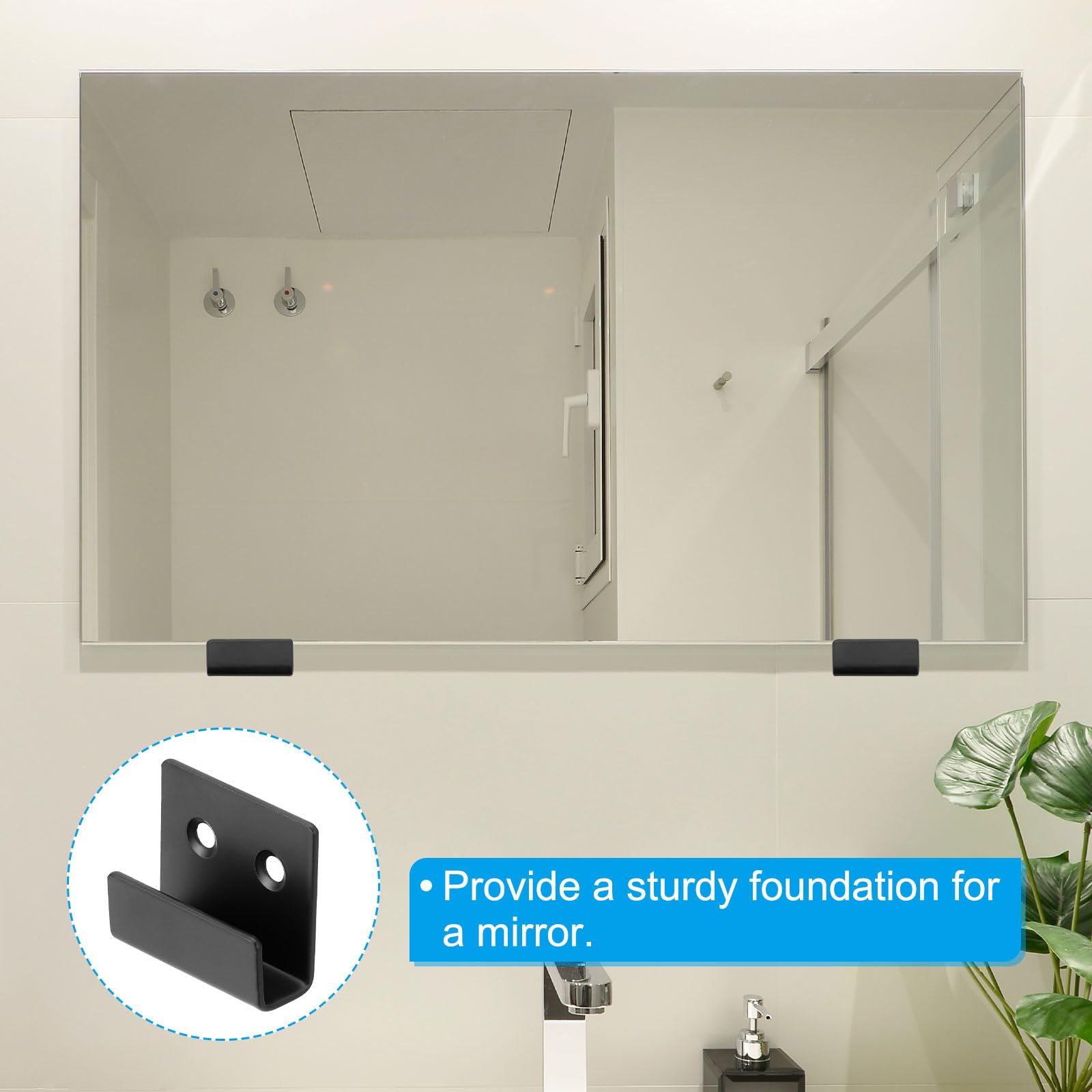 PATIKIL Tile Hanger Bracket 1.38x0.63x0.4 - Image 4