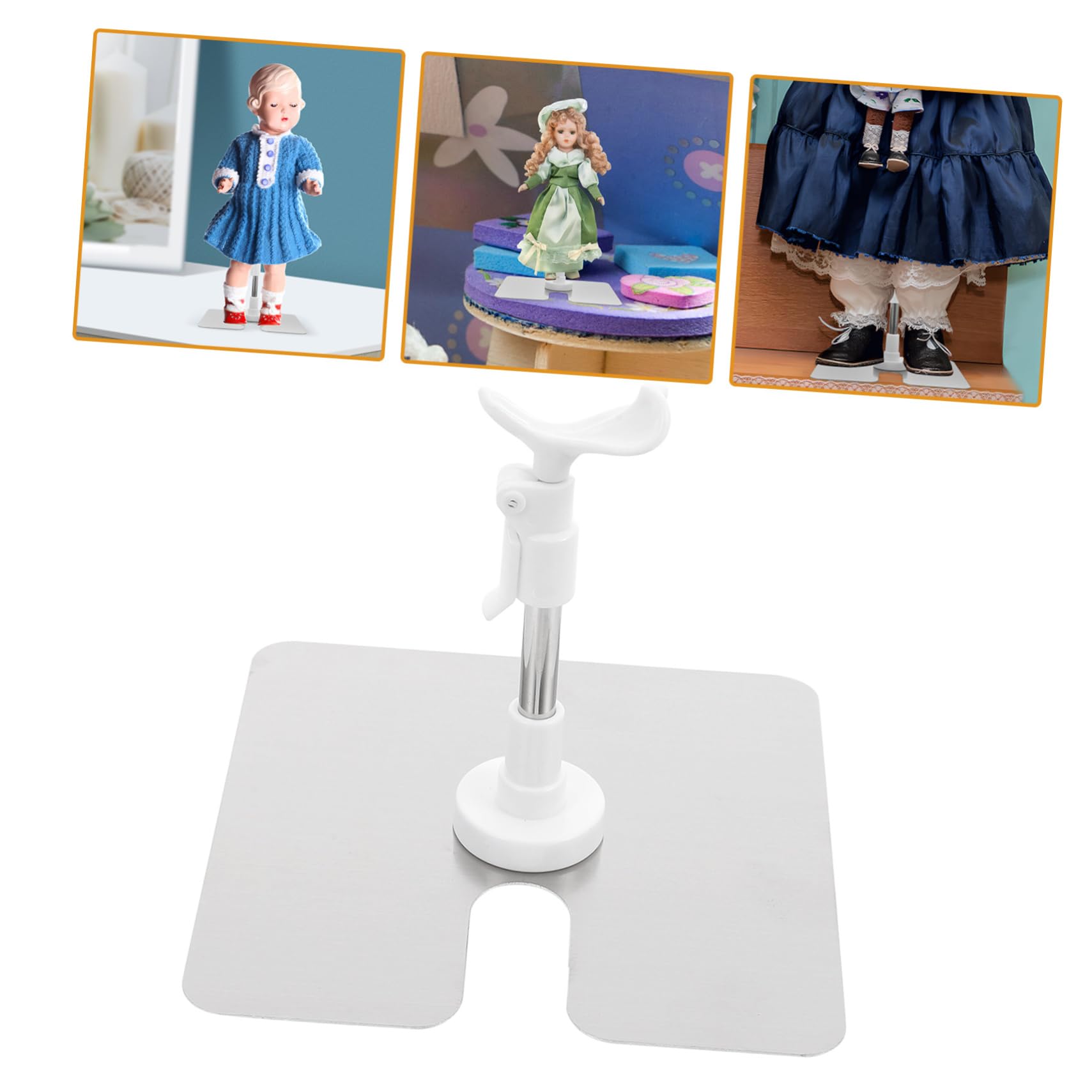 VICASKY Doll Stand Holder Figure Display Rack Stable Portable Perfect for Doll Storage