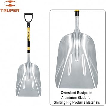 Truper No. 14 Aluminum Scoop Shovel (Model 31299 / PALY-14F)