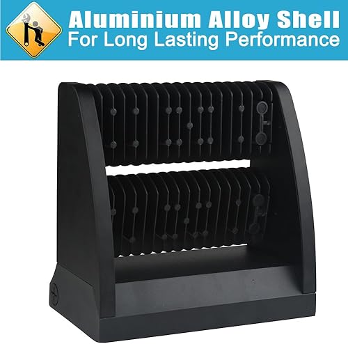 Miniatura 7 de dephen Paquete de luz LED de pared de 120 W, 5000 K, 16200 lúmenes, giratoria, dos direccionales, ángulo de haz de 60-120 pulgadas, ajustable, IP65,