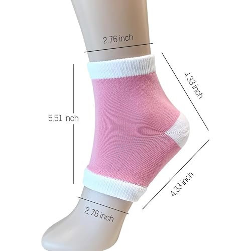 Miniatura 6 de Calcetines hidratantes para el talón de gel para reparar el talón seco y agrietado, suaviza, calma y revitaliza tus pies, para hombres y mujeres