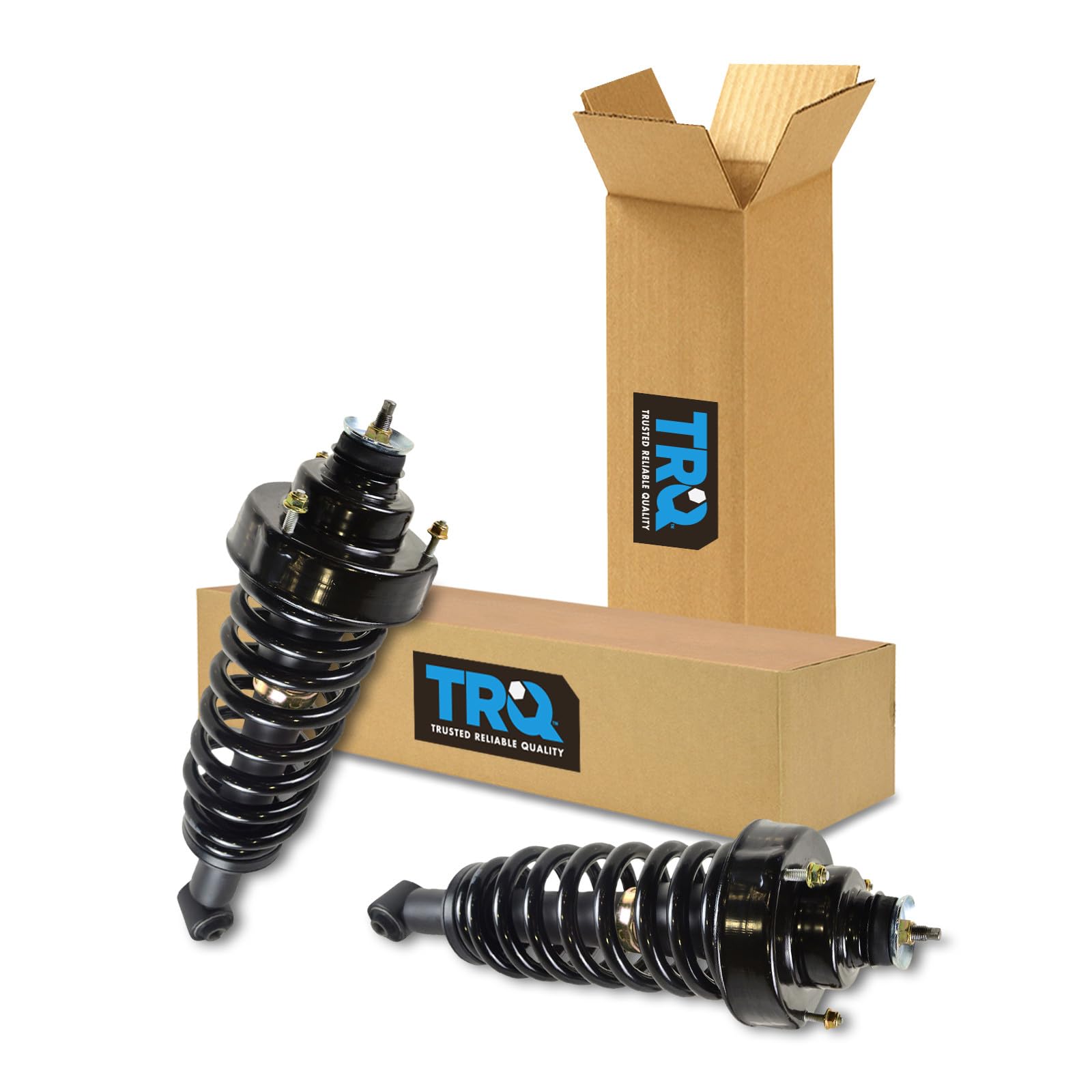 TRQ Rear Shock Struts & Springs Left & Right Pair Set for 02-05 Explorer Mountaineer