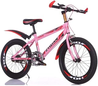 Mountain Bike, Mountain Bike Men's Mountain Bike 20 inch 22 inch 24 inch Single Speed High-Carbon Steel Hardtail Student Child Commuter City Bike,Blue,22Inch,Pink,24 In