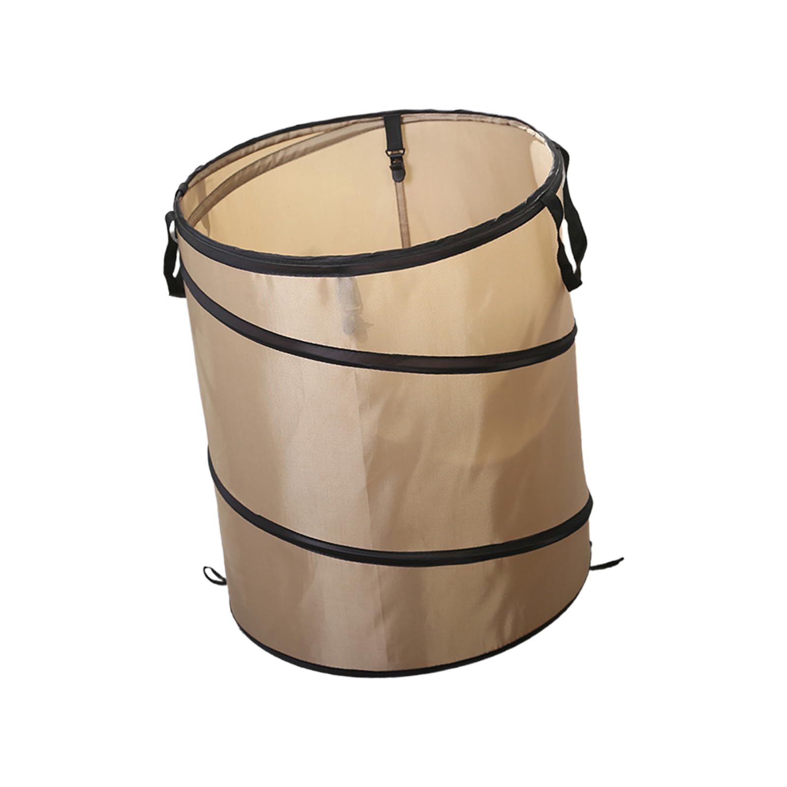 Zbiianxer Shallow Coffee Duty Garden Waste Collection Bags Waterproof And Foldable Ideal For Yard Leaves And Debris Tear-Resistant With Handle For Yard Debris & Collection