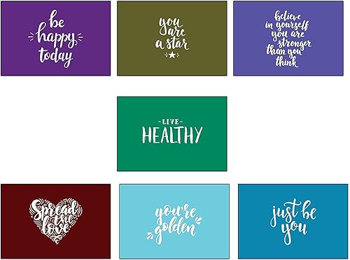 Miniatura 4 de 45 tonos de motivación - Juego de 45 postales. 45 citas motivacionales e inspiradoras diferentes