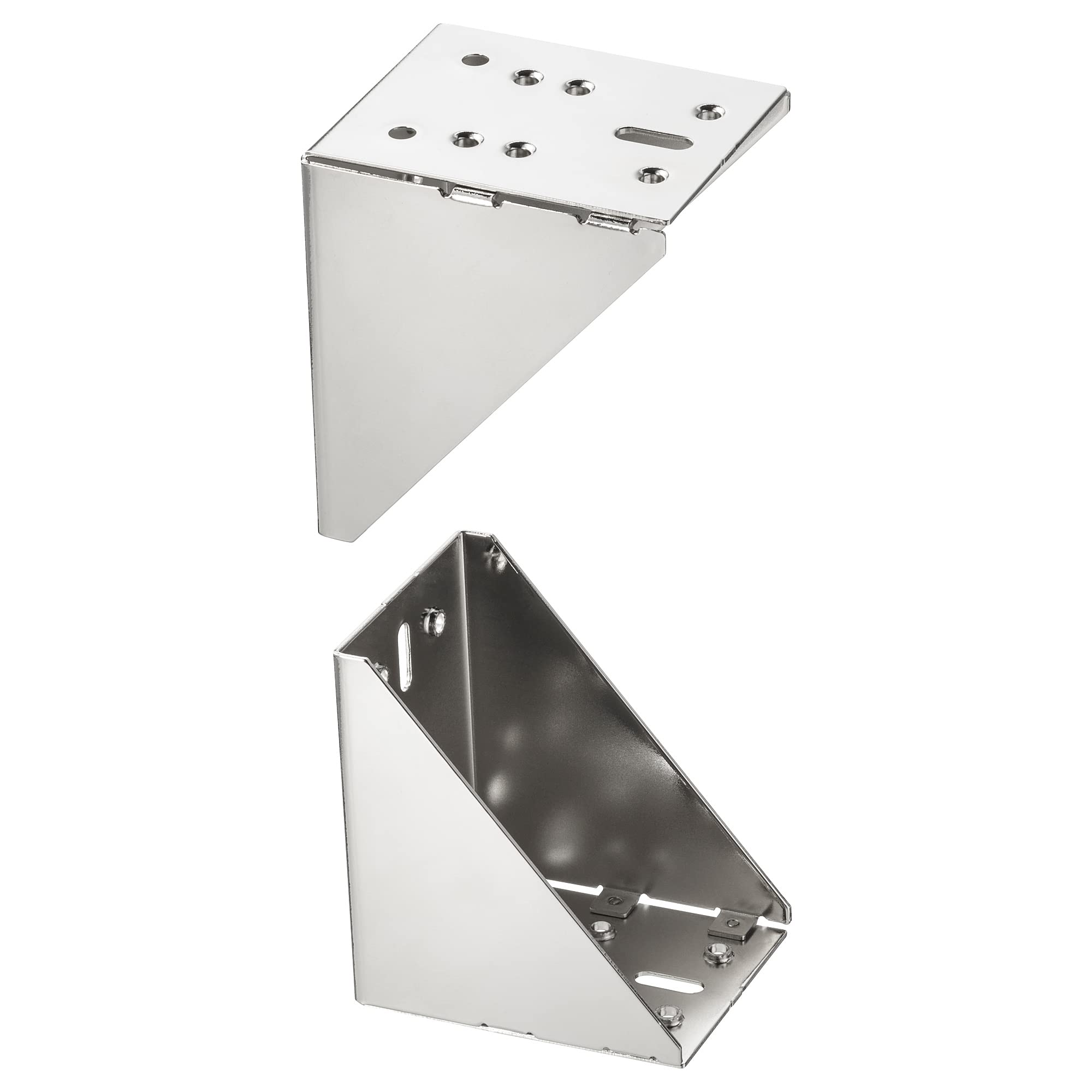 Ferrures d'angle UTRUSTA galvanisées robustes et durables pour fixation de meubles