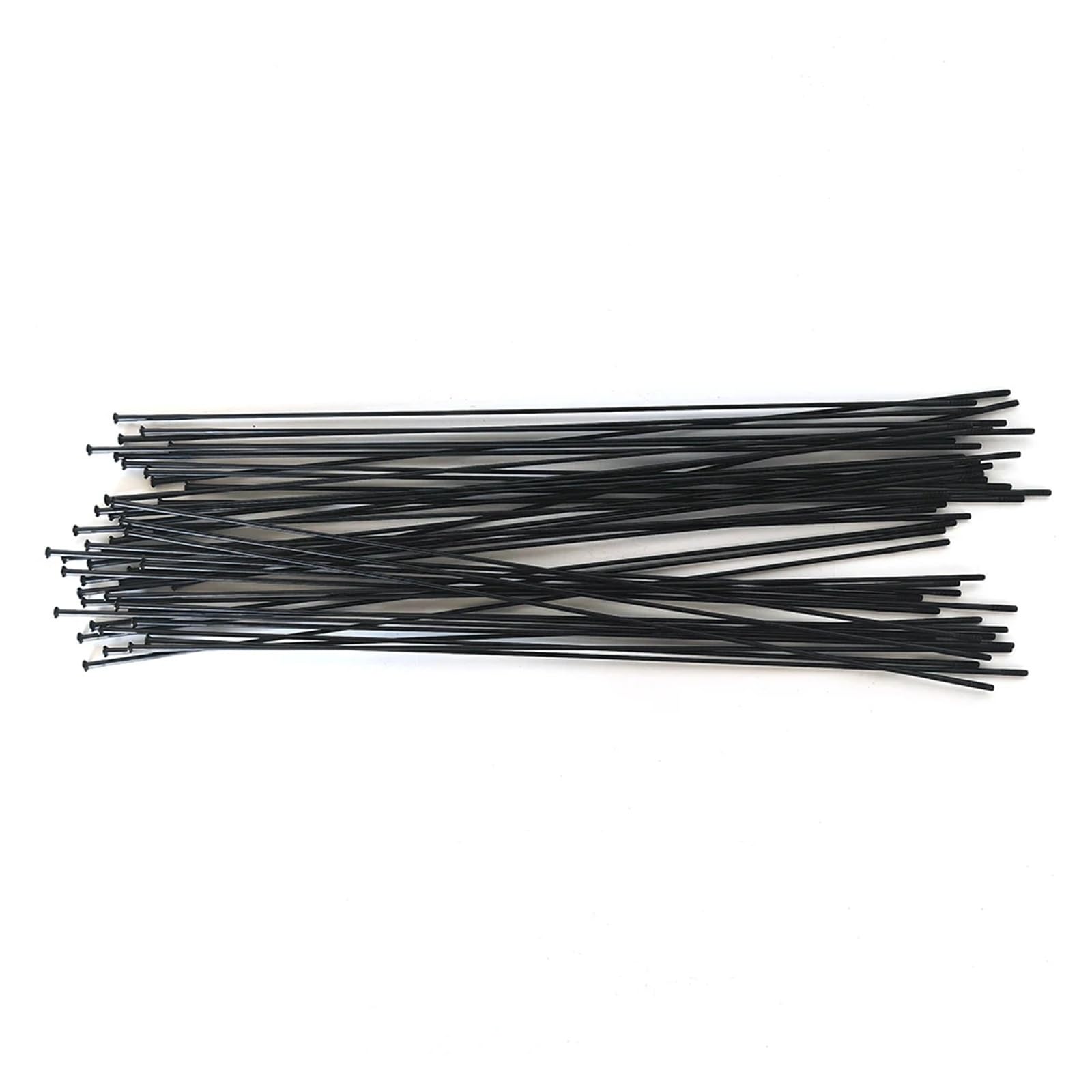 Raggi Bicicletta,Raggi di Ruota per Bicicletta Raggi Rotondi 14G Neri a Triplo Spessore in Acciaio Inox J Bend Straight Pull Racing Spokes 2.0-1.5 Raggi